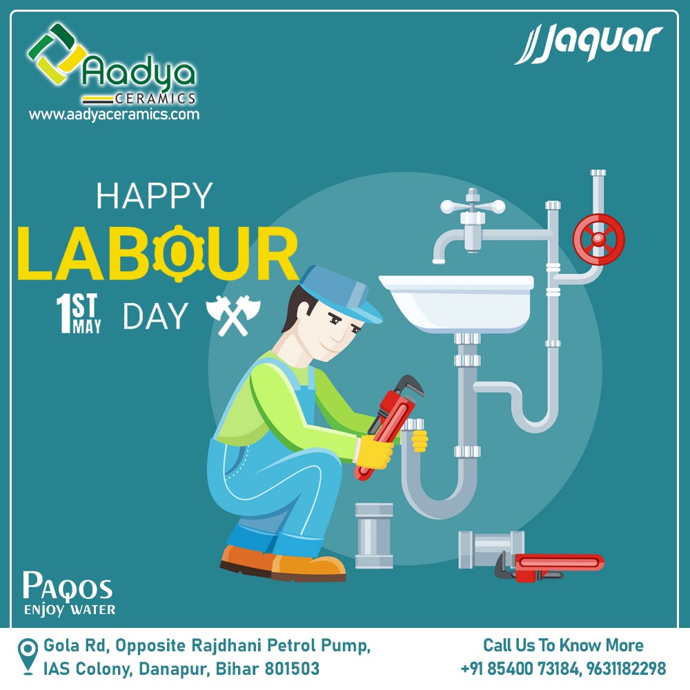 To the ones who fuel our economy and drive progress – Happy #LabourDay! 
Your contributions make all the difference. 💼🌍 

#MayDay #InternationalWorkersDay #LabourDay #WorkersDay #ThankYouWorkers #1stMay #मजदूर_दिवस #MayDay2024   #aadyaceramics #Patna #Bihar