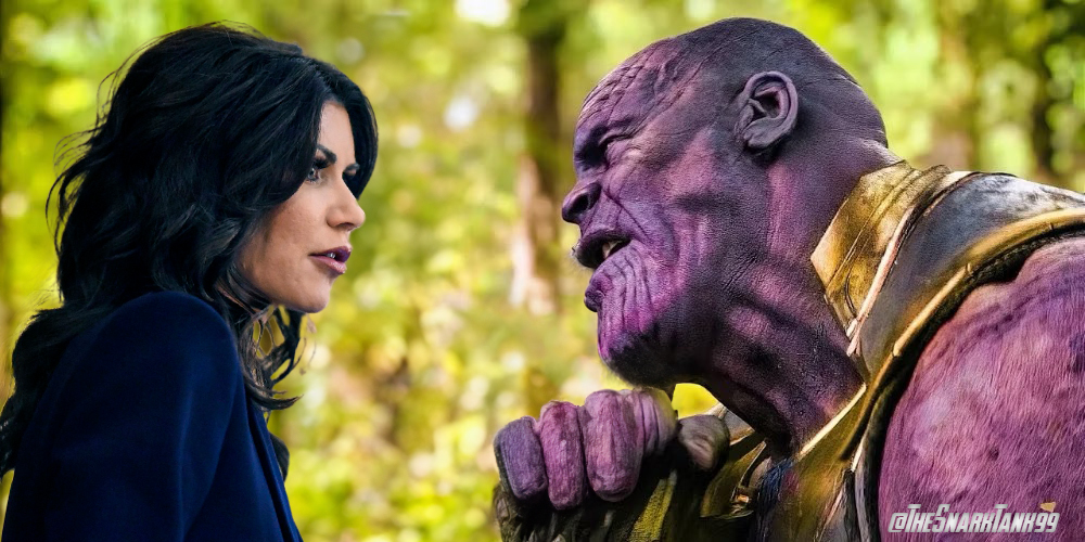 @KristiNoem @gretchenwhitmer @SpeakerPelosi @FaceTheNation BREAKING NEWS: Kristi Noem corrects the record, says it was actually Thanos that she stared down. 'I just told the mad titan, 'No! You will NOT use your infinity rocks to restore balance to the universe.' The mad titan didn't know who he was dealing with. Also I killed his dog'