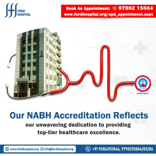 Our NABH accreditation speaks volumes about our commitment to your well-being. 

Book your appointments fordhospital.org/opd_appointmen… 

Call us at 97982 15884
fordhospital.org 

#NABHAccreditation #HealthcareExcellence #multispecilities #Fordhospital #Khemnichak #Patna #Bihar