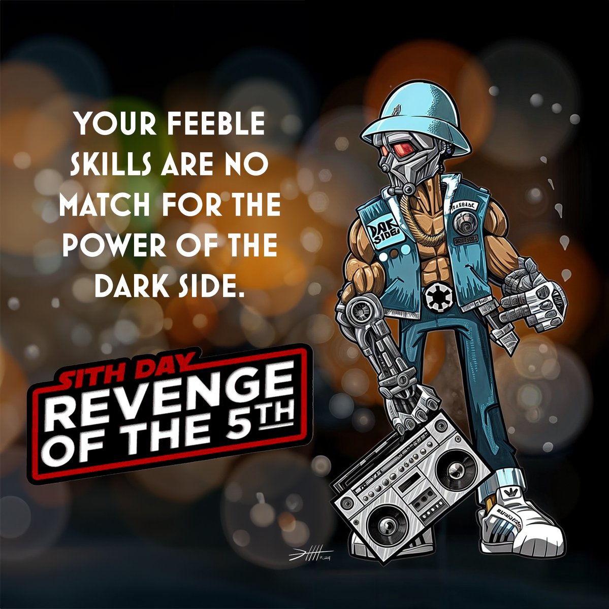 Def Lord Vader says: 
Happy Revenge of the Fifth Day!

#RevengeoftheFifth #RevengeoftheSith