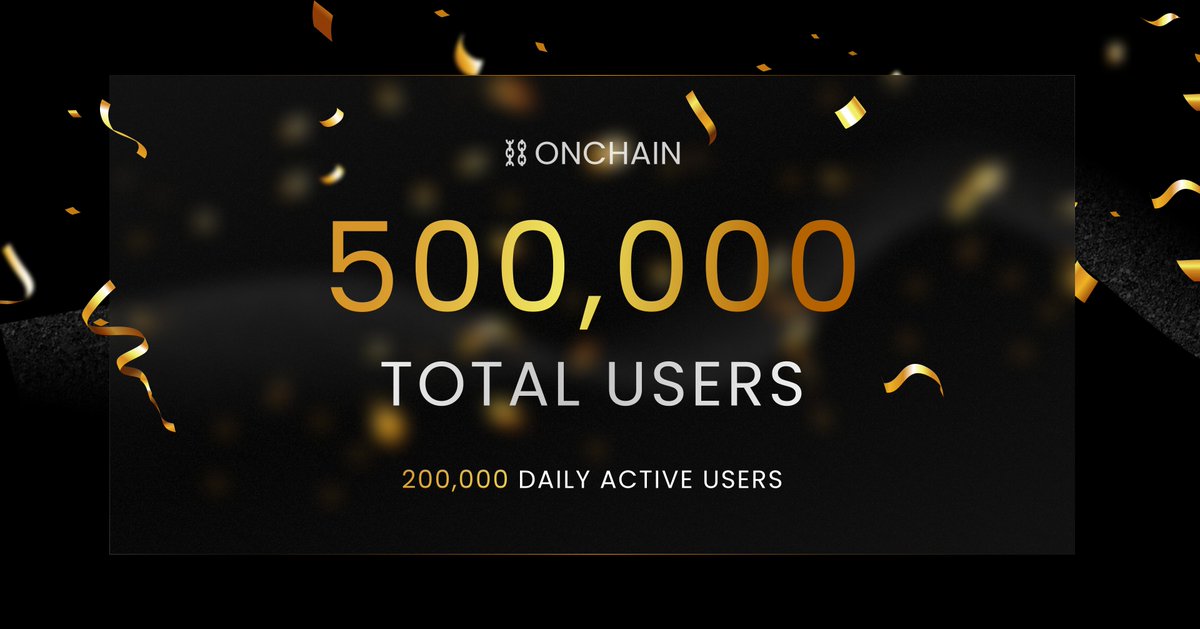 📍New milestone
t.me/onchaincoin_bot