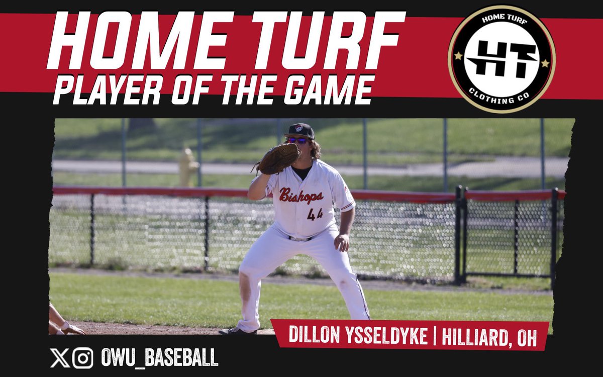 OWU_Baseball's tweet image. FINAL: OWU 11 Otterbein 8

Bishops finish the 2024 season with the most wins since 2016 #RollShops 

Home Turf Players of the Game 

SR Edrick Padilla - 2-5, Grand Slam
SR Dillon Ysseldyke - 2-5, HR, 3 RBI