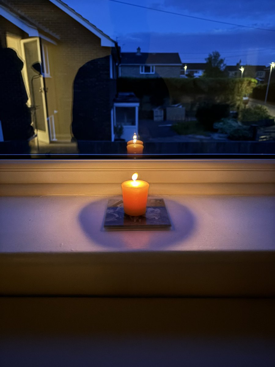 Tonight for Yom HaShoah, I light a candle to remember the six million Jewish people who were murdered during the Holocaust. #NeverAgain #NeverAgainIsNow #YomHaShoah