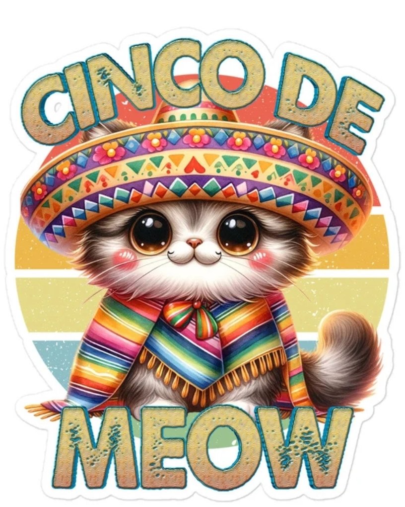 Happy Cinco De Meow-O Everypawdy! 
😸😸
#CatsofTwittter #cats #CatsOnTwitter #Hedgewatch #Hedgewatchers #sundayvibes #MayThe5thBeWithYou #TheAviators #ECC #BlackCat #teamfloof