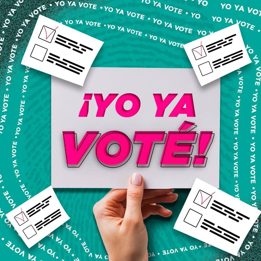 📲 Comparte en tus redes sociales esta postal si ya ejerciste tu voto. #ElCambioViene
