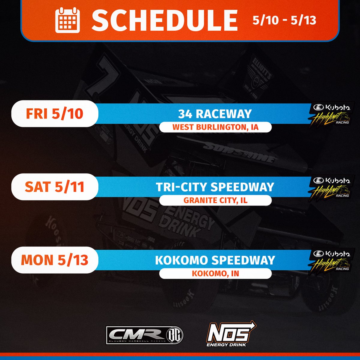 The next three races for @TyCourtney7BC and the @NOSEnergyDrink #7BC team come in three different states! Which track are you most looking forward to watching? #TylerCourtney #NOSEnergyDrink #NOSEnergyBrandPartner #HighLimitRacing