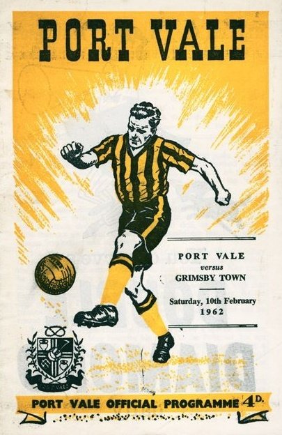 Programme cover for the Port Vale v Grimsby Town clash back in 1962

#PVFC #PortVale #TheValiants #GTFC #GrimsbyTown #Mariners #Programmes