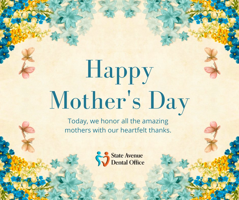 💐 Happy Mother's Day🌹

Celebrate your mom's love and sacrifice all May long. Gift her our 3-Month Skin Rejuvenation Program. Help restore her youthful glow. She deserves it!🌷
#MothersDay #SpecialOffer #StateAvenueDental #Gratitude