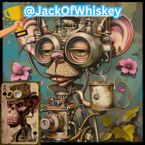 FlareApes's tweet photo. The Ape committee has spoken!🐵

@JackOfWhiskey

Congratulations, you’ve won the Flare Ape NFT + T1 Serum NFT + 5000 $FLR Grand Prize!🔥🏆

AI cyberpunk apes and GM coffee is indeed unbeatable!🤖☕️

#FlareApes #FlareNetwork https://t.co/EnBIKTjAoL