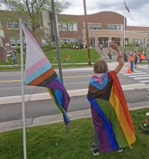 People are calling for transgender flags to be banned in neighborhoods with children. Do you support this?
