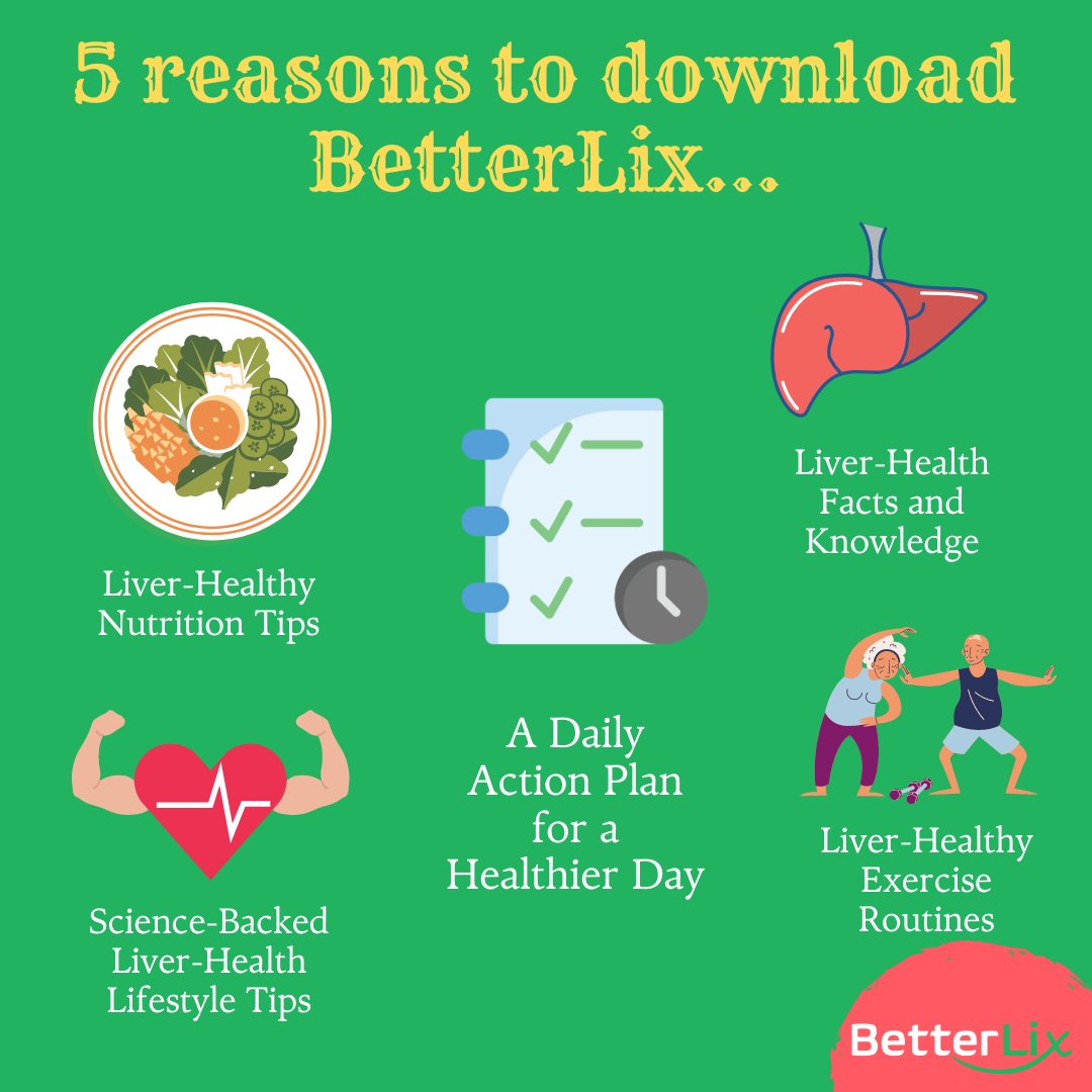 Happy Cinco de Mayo! 🎉 Celebrate responsibly by prioritizing your liver health! Download BetterLix: The Smart Liver Health Coach App
#CincoDeMayo #BetterLix #LiverPositive #LiverMatters #LiverHealthy #LiverHealthAwareness