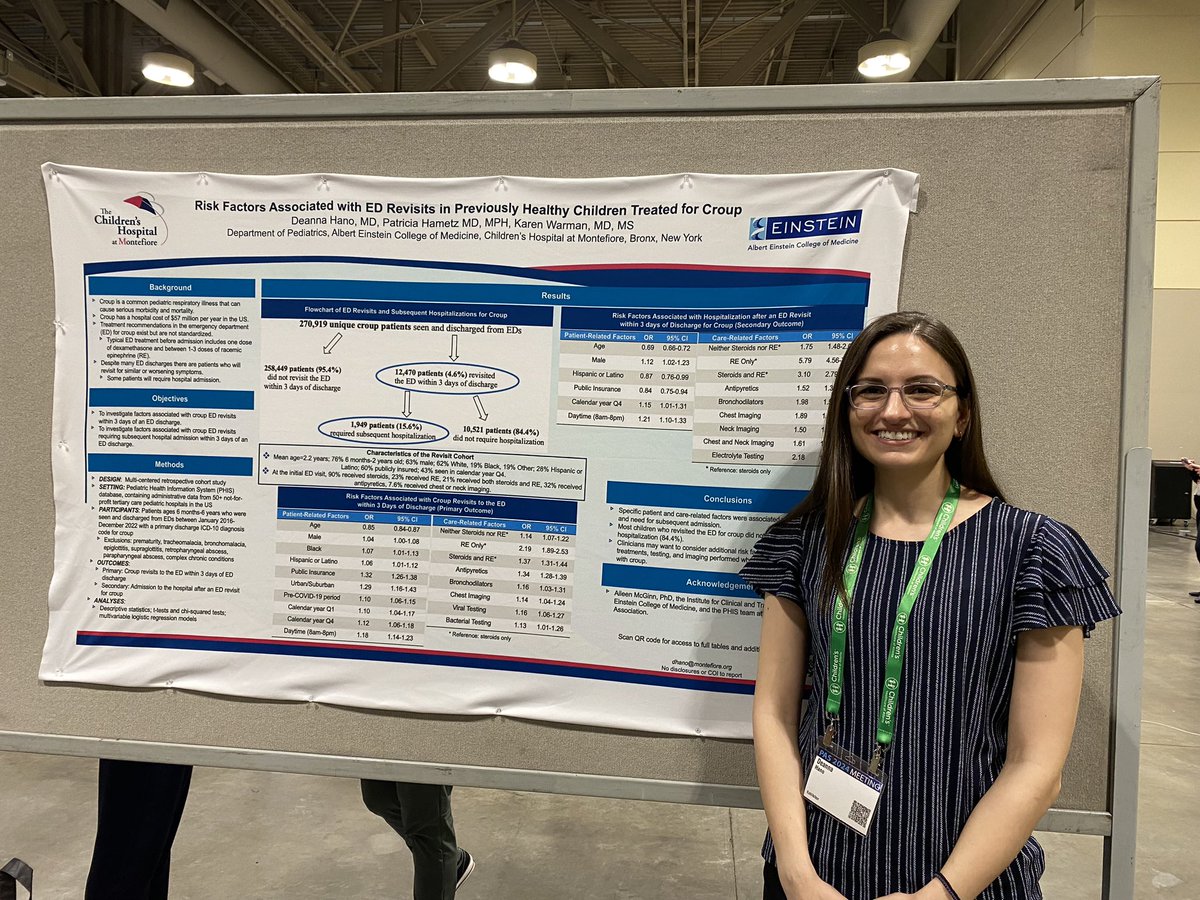 Congratulations to #MontefioreEinstein CHAM Pediatric Hospitalist Fellow @d_hano !!!  Well done!!!
Poster presented and Master’s Thesis approved. @MontefiorePeds #CHAMily. @CHAMPHMFellows