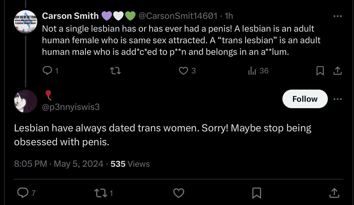 Any woman who has sex with a transwoman is not a lesbian by definition.

Also, stop projecting about your obsession.
