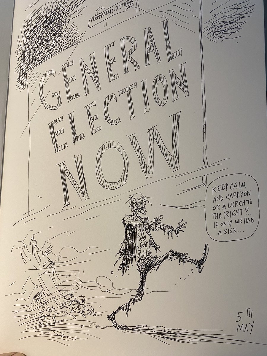 Five years…a sketchbook of political drawings.