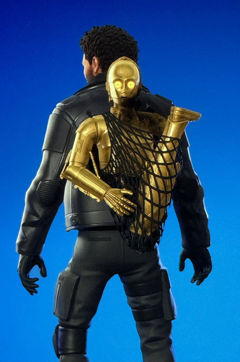 Spending 500 v-bucks for C3P0 bag? Take my money and shut up you must! May the fourth!!!