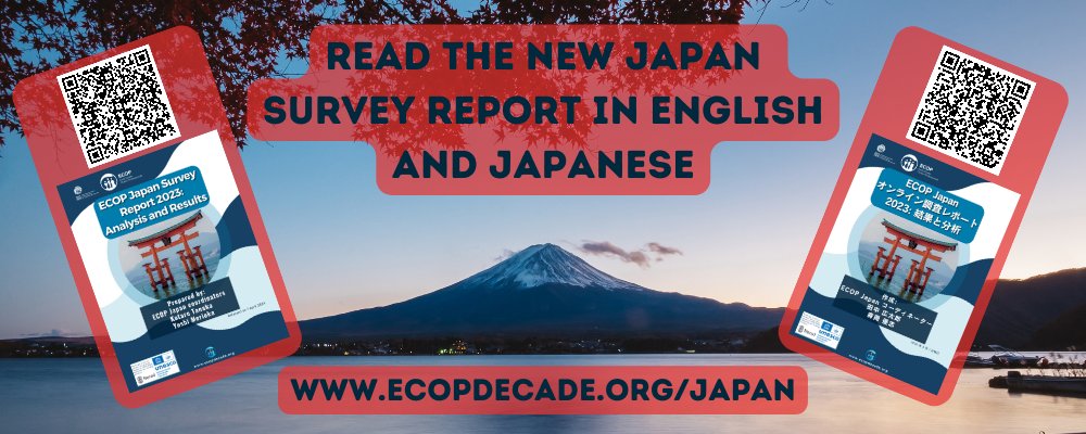 📣 New ECOP Report from our Japan Team (available in English and Japanese) You can read the report in both English: ecopdecade.org/wp-content/upl… and Japanese: ecopdecade.org/wp-content/upl… And to learn more about ECOP Japan visit: ecopdecade.org/japan