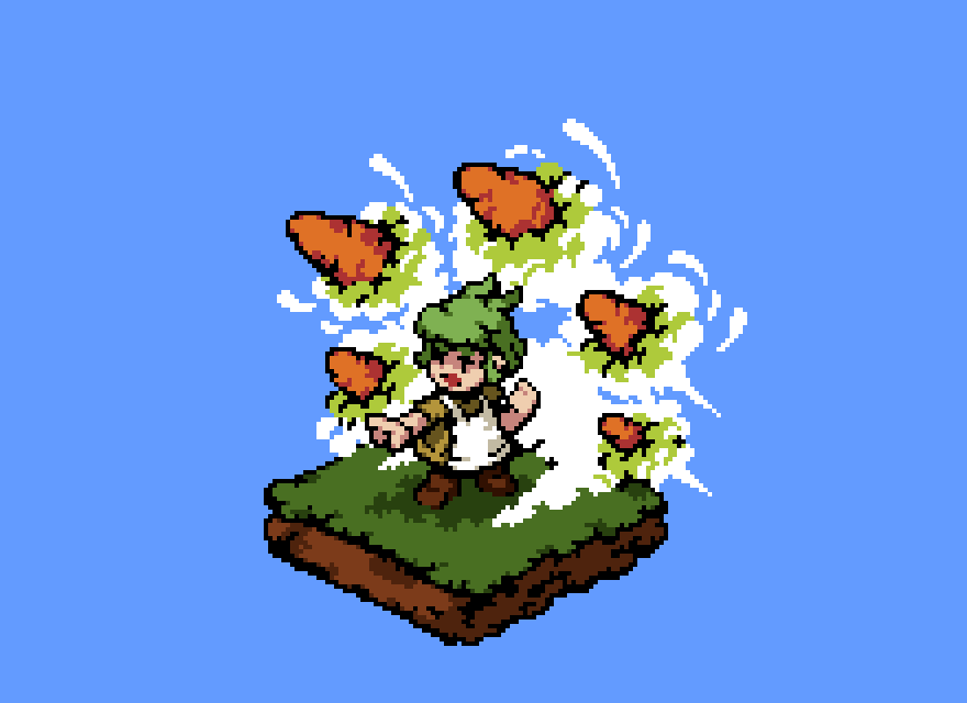 redfellow_'s tweet image. ACM - Arcane carrot missiles!!!

#pixelart  #aseprite  #ドット絵