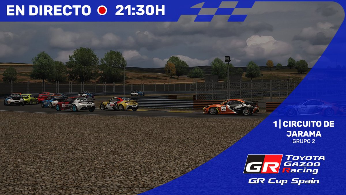 🔴EN DIRECTO GRCUP86 '24 | 1 | Circuito de Jarama | Grupo 2 #simracing #esports #virtual #españa #circuitos #jarama @TOYOTA_GR @MSISpain