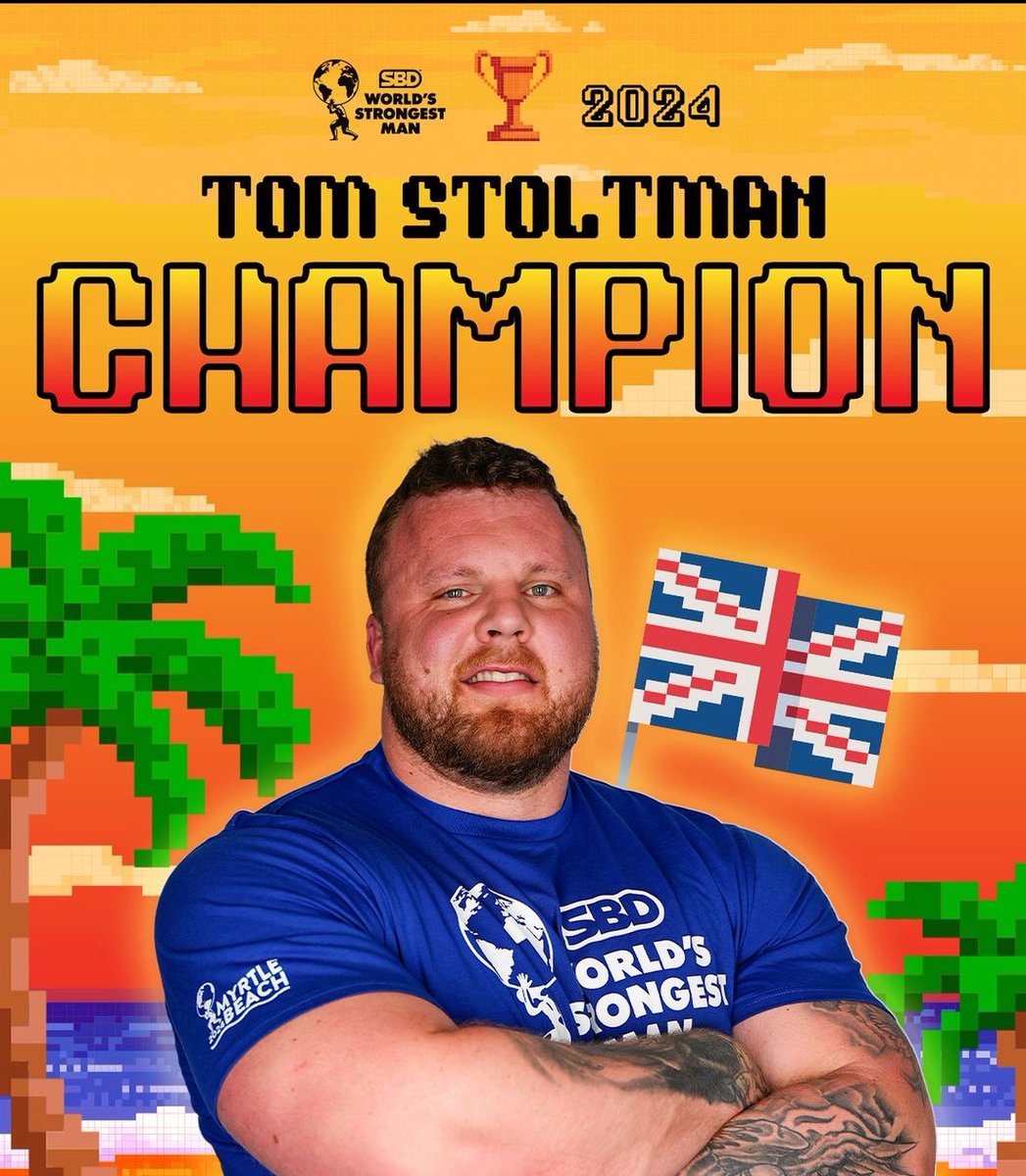 🇬🇧 Congratulations to <a href="/stoltman_tom/">Tom Stoltman</a> on winning World’s Strongest Man 2024.