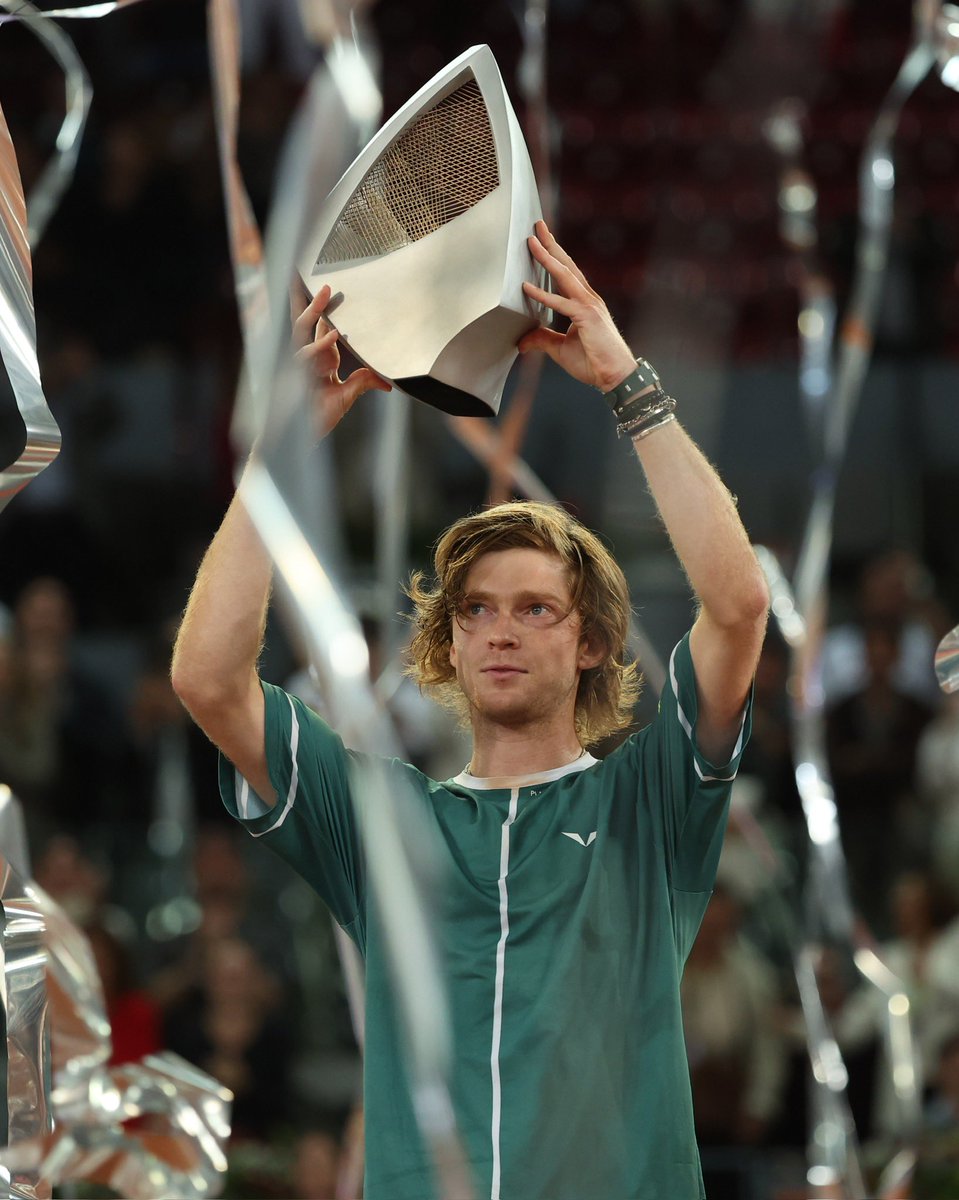 Monte-Carlo 2023 🏆 Madrid 2024 🏆 Amazing display from Andrey Rublev this week 👏 #MMOPEN