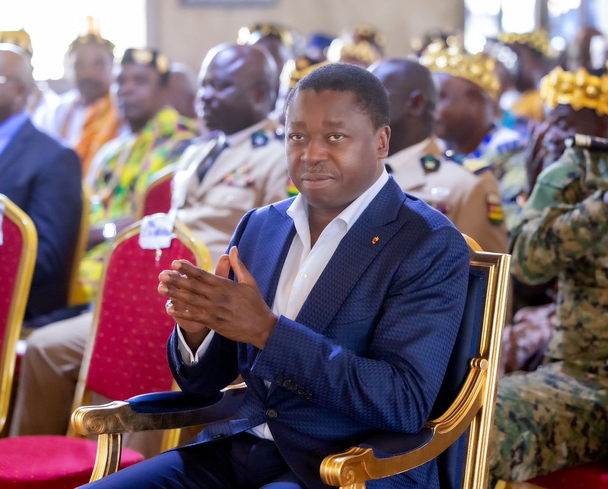 À Kougnohou, chef-lieu de la préfecture de l’Akebou, le Président de la République, SEM @FEGnassingbe, a assisté, ce 05.05.2024, au culte d’actions de grâces pour le déroulement paisible des élections législatives et régionales du 29 avril 2024.