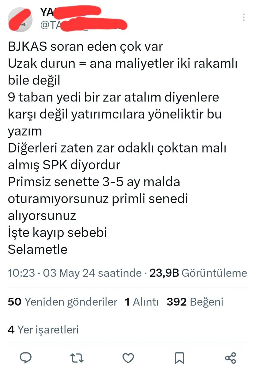 #BJKAS 'Yalan-Fırıldak yapıcı' daha bir hissenin kaç taban yediğini dahi sayamayacak kadar aciz. Utanmadan bir de hisseyi yorumluyor. E adama demezler mi 'önce kaç taban olduğunu öğren' diye

Bunun borsacıyım diye geçindiği bir piyasadayız işte. Trajikomik 😏

#bist100 #tdgyo