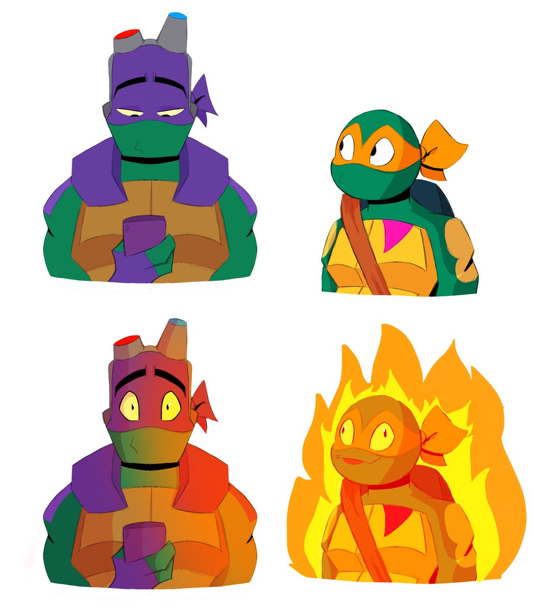 Don’t you just hate it when your little brother sets himself on fire because he isn’t getting enough attention? 
#tmntfanart #rottmnt #TMNT #rottmntfanart #tmntcomic #SaveRiseofTMNT #rottmntdonnie #rottmntmikey #rottmntcomic #RiseoftheTMNT #fanart