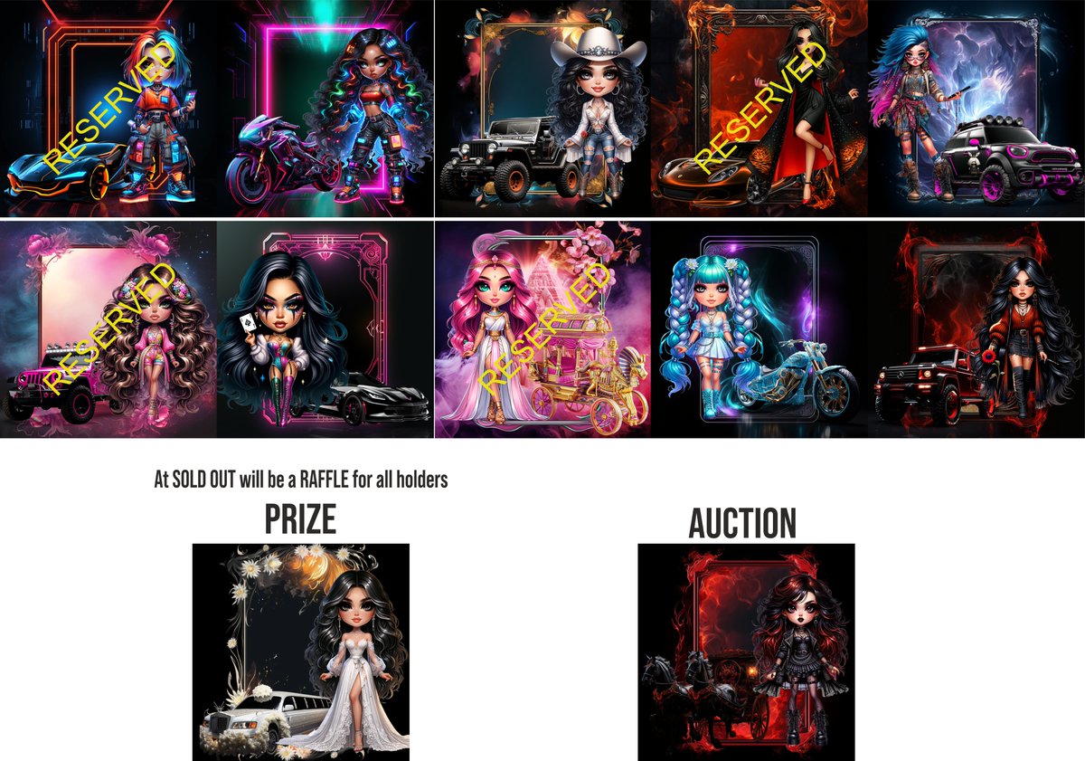 Vogue Verse Voyage 🔥

New drop Monday 8 PM, Romanian Time (UTC+3)🥳

The SOLD OUT RAFFLE prize will be 0.007 ETH 💵
Second RAFFLE prize for all girl is Bride 🔥

Thank you for your love and support 🙏

opensea.io/collection/vog…
#nftbuyers #nftcollectors #NFTfamily