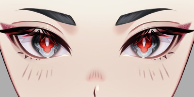 「close-up red eyes」 illustration images(Latest)