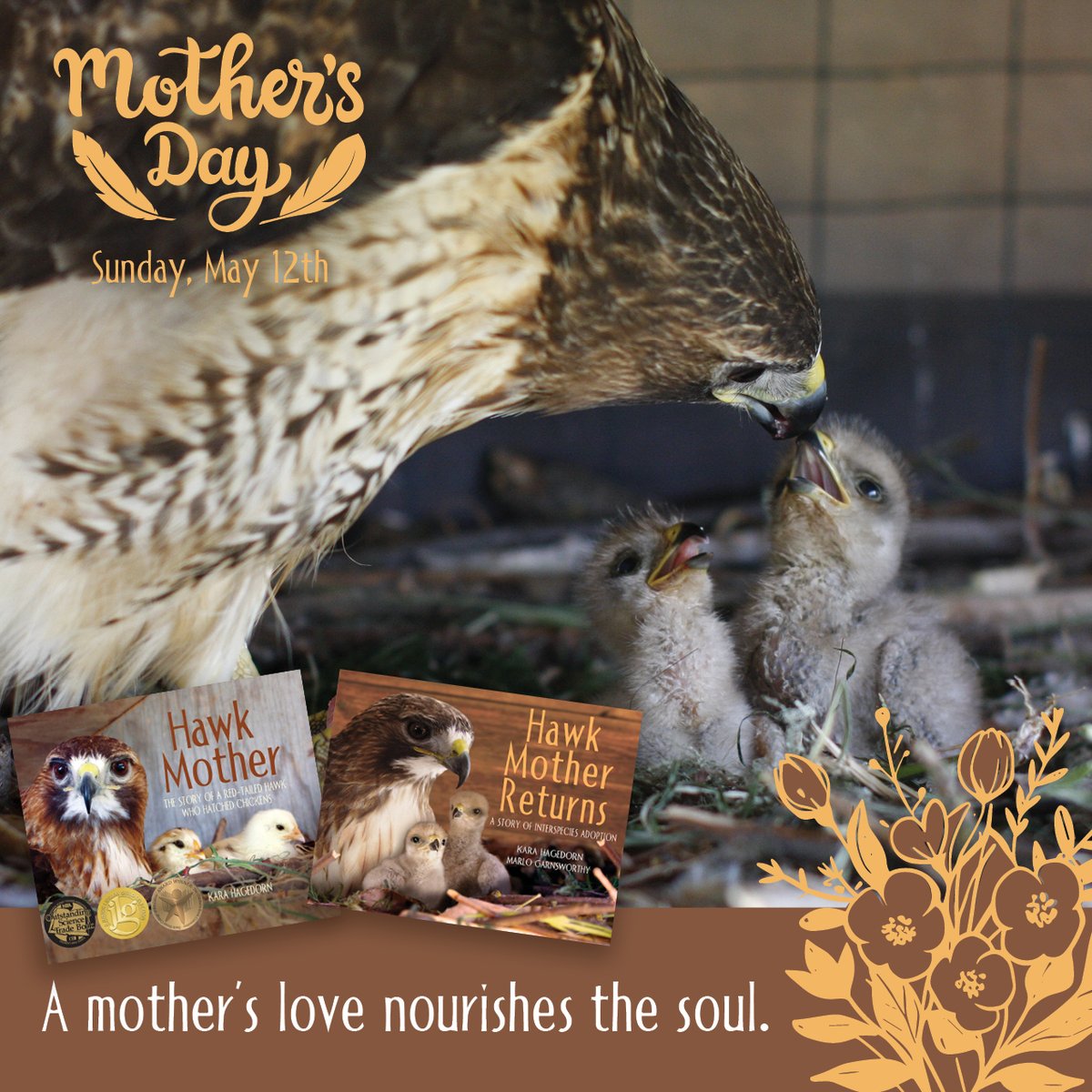 Web of Life Children's Books (@weboflifebooks) on Twitter photo Don't forget to celebrate moms next Sunday! #Mothersday2024
HAWK MOTHER RETURNS by Kara Hagedorn and @MarloWordyBird out on 5/7/24
HAWK MOTHER by Kara Hagedorn in paperback 5/7/24
<a href="/P_G_W/">PublishersGroupWest®</a> Don't forget to celebrate moms next Sunday! #Mothersday2024
HAWK MOTHER RETURNS by Kara Hagedorn and @MarloWordyBird out on 5/7/24
HAWK MOTHER by Kara Hagedorn in paperback 5/7/24
<a href="/P_G_W/">PublishersGroupWest®</a>