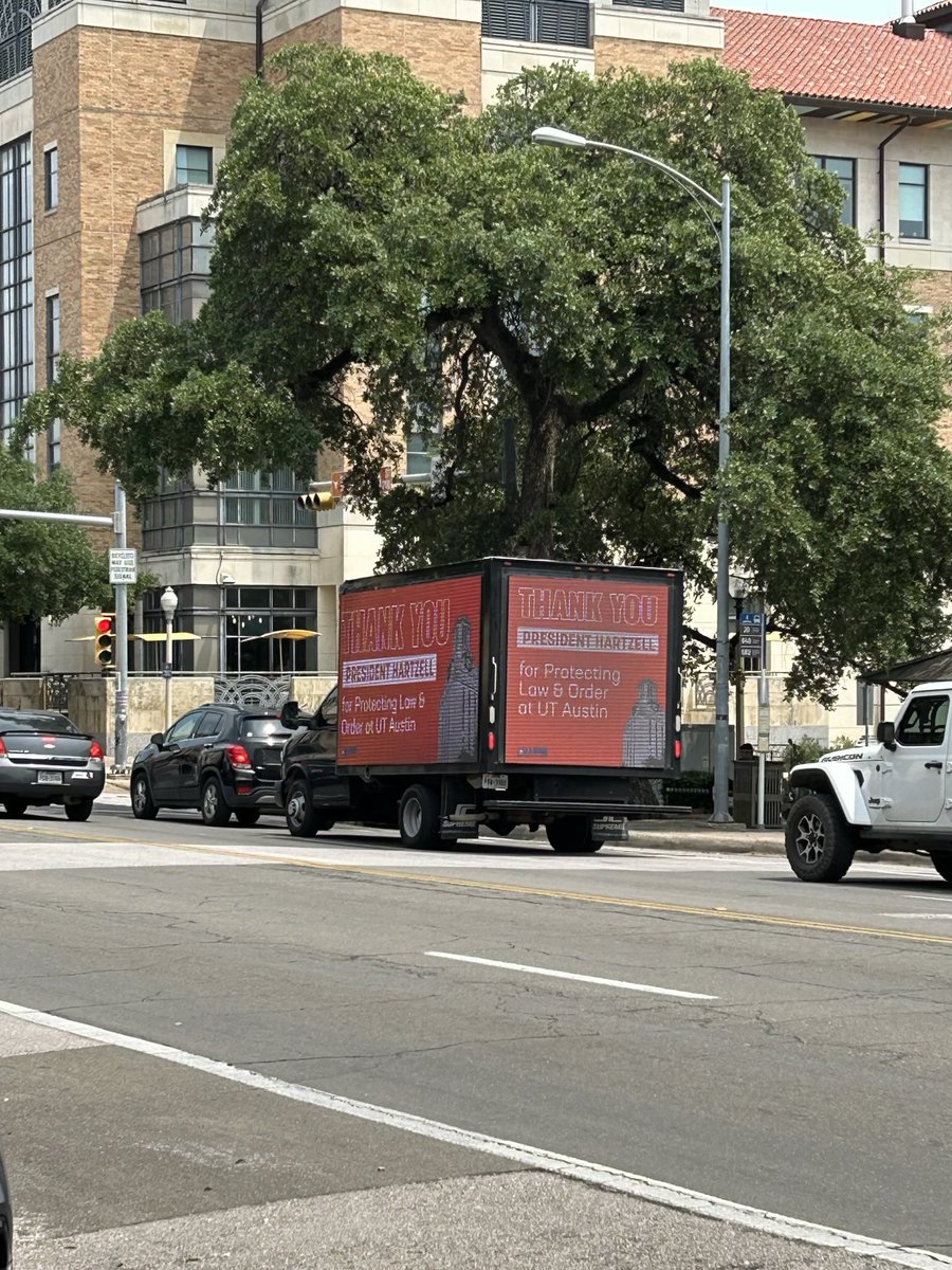 Seen near today’s protest. We’d like to respond that First Amendment rights to free speech and assembly without prior restraint IS the law.