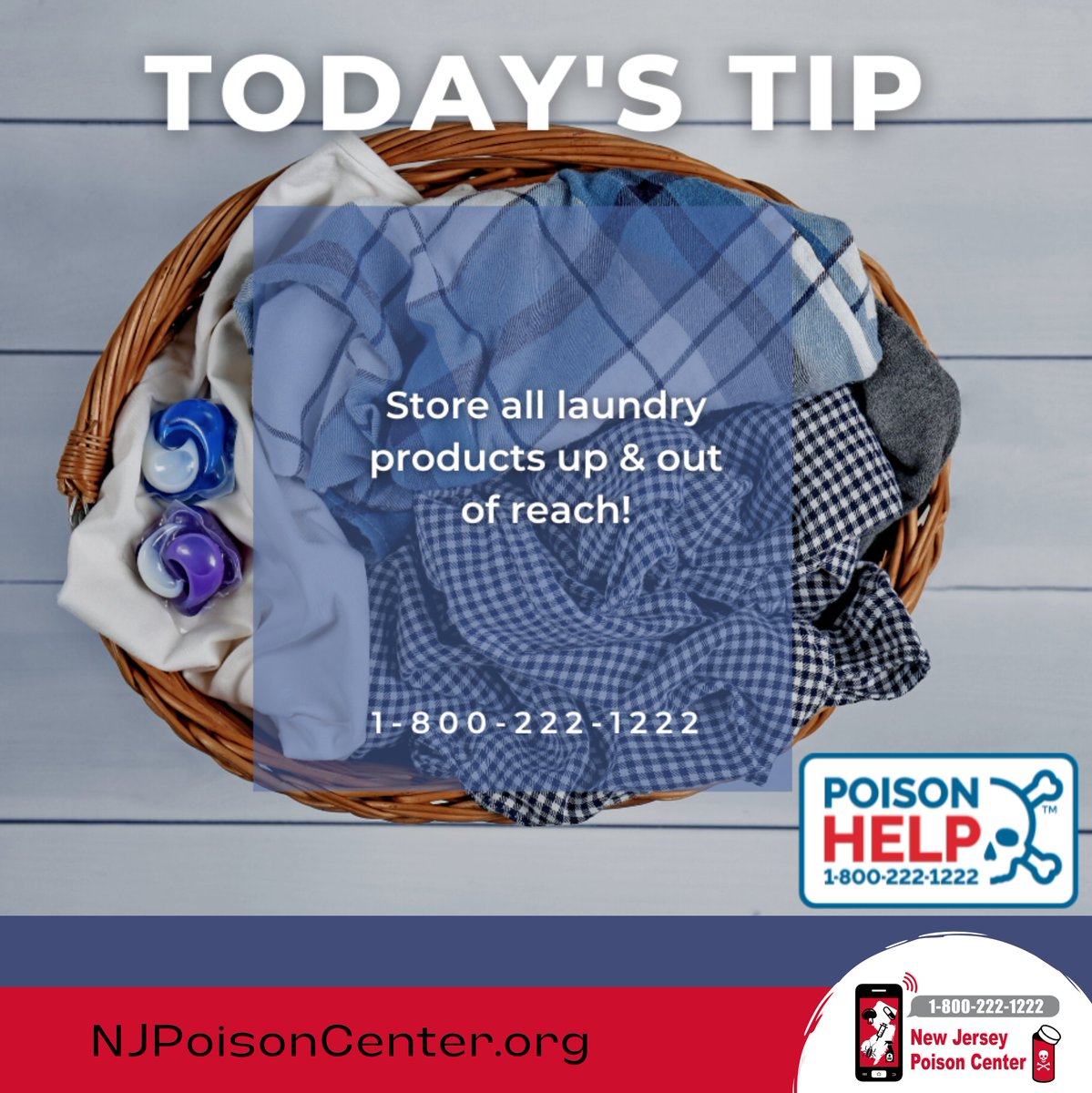 👚Laundry day? #HealthTips: Although liquid #laundry packets are safe when used according to the directions, they do contain highly concentrated chemicals which can make kids & #pets sick if ingested. 🔐Keep them out of sight & reach! If ingested:📱👨‍⚕️#PoisonHelp 1-800-222-1222