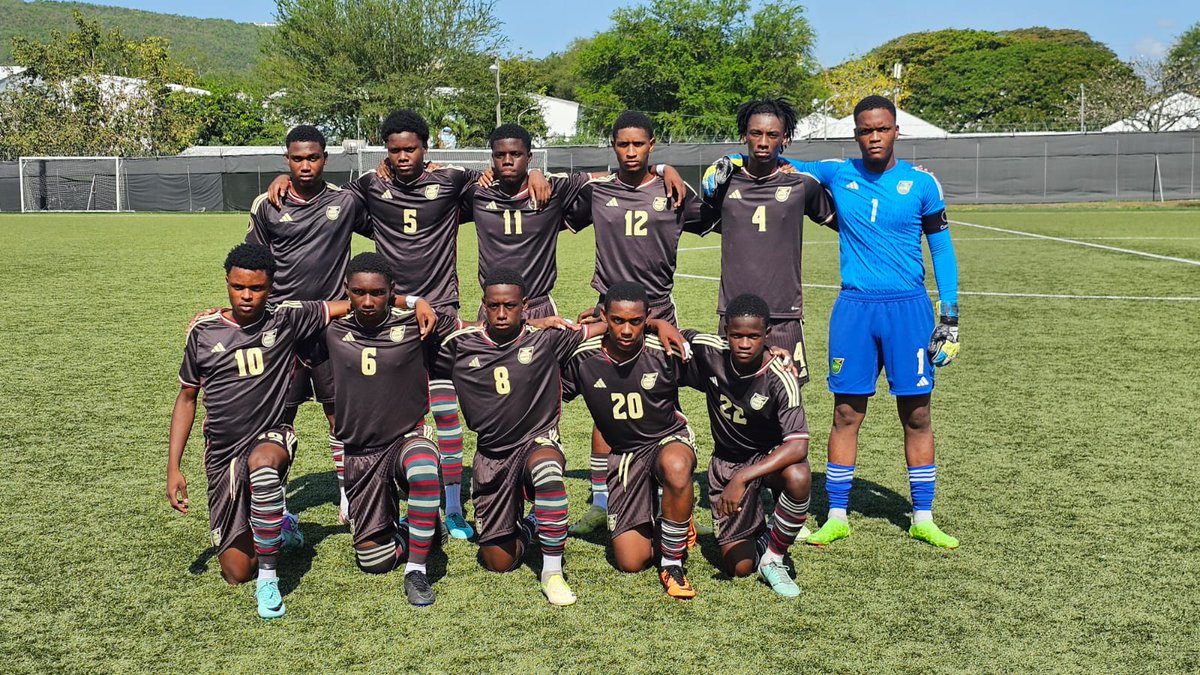 Congratulations to our U17 Reggae Boyz as they defeated Trinidad and Tobago 2-1 today. Orel Miller and Jahmari Nolan scored for Jamaica in the 38th and 61st minute. 🇯🇲❤⚽️