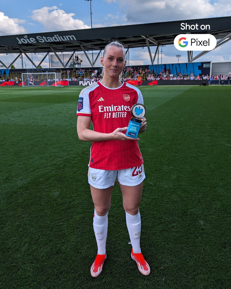Our #BarclaysWSL Player of the Match... 🥁

@SBlackstenius! 🔥

Shot on Google Pixel 🤳