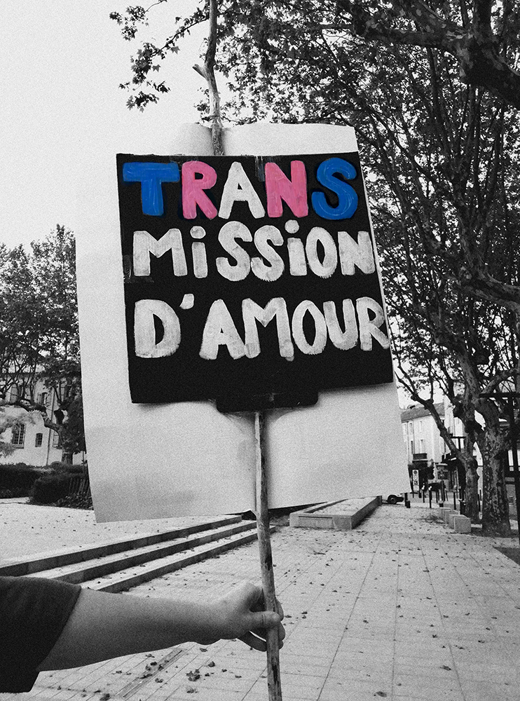 💙💗🤍
En Ardèche aussi on dit non à la transphobie 
🏳️‍⚧️#5mai