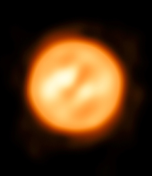 Best image ever taken of a star outside our Solar System. This is Antares, 550 light-years away from us.  Captured using Very Large Telescope (VLT).