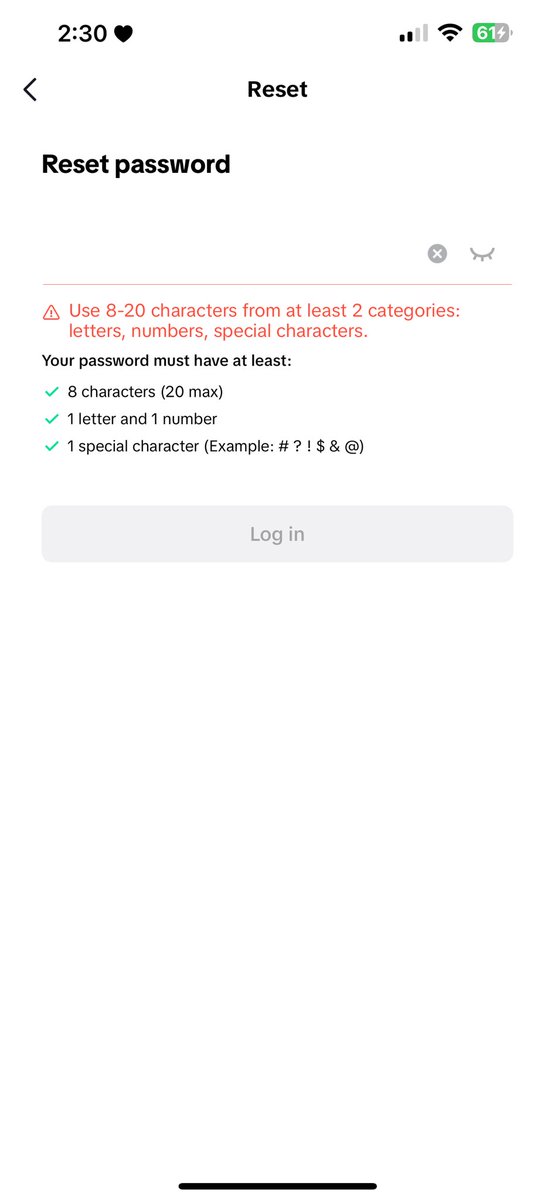 shestempting's tweet photo. Yall why is tiktok not letting me reset my password? Wtf do I do nothing is working!?!?! https://t.co/XFSoVujkfu
