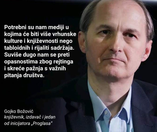 Trebalo bi ponovo pročitati dela Radoja Domanovića:'Vođa', 'Danga','Kraljević Marko po drugi put među Srbima' i 'Stradija' da bi se shvatilo da se malo toga u Srbiji promenilo.