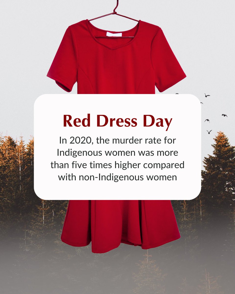 We stand in solidarity with Indigenous women, girls, and two-spirit people who are missing, have been murdered and face disproportionate violence. ⁠

#RedDressDay #MMIWG2S #IndigenousWomen #TwoSpirit