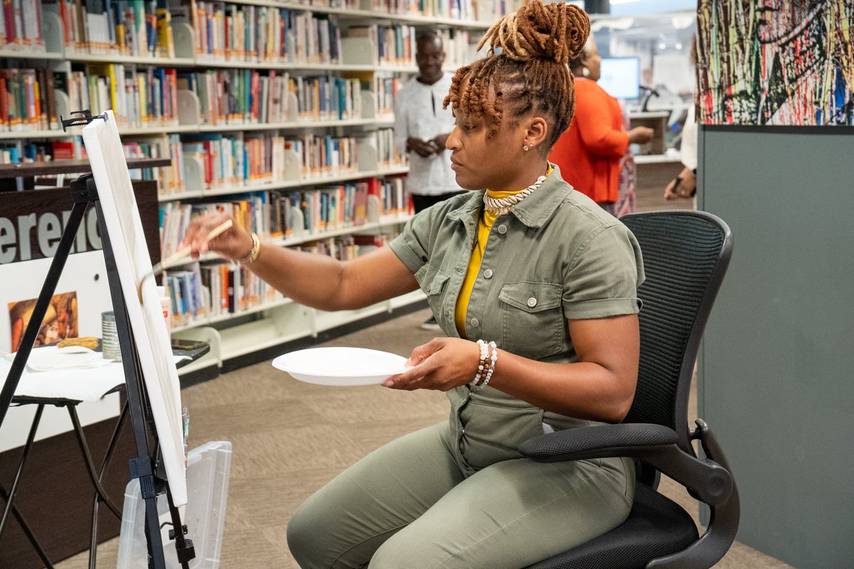 'Beauty blossomed as vibrant art, music, and the celebration of Haitian Heritage converged at the Discovery Library. With 'Haiti: Rhythm of our Heartbeat; the Spirit of Konbit!' echoing, hearts resonated with cultural pride and unity.'