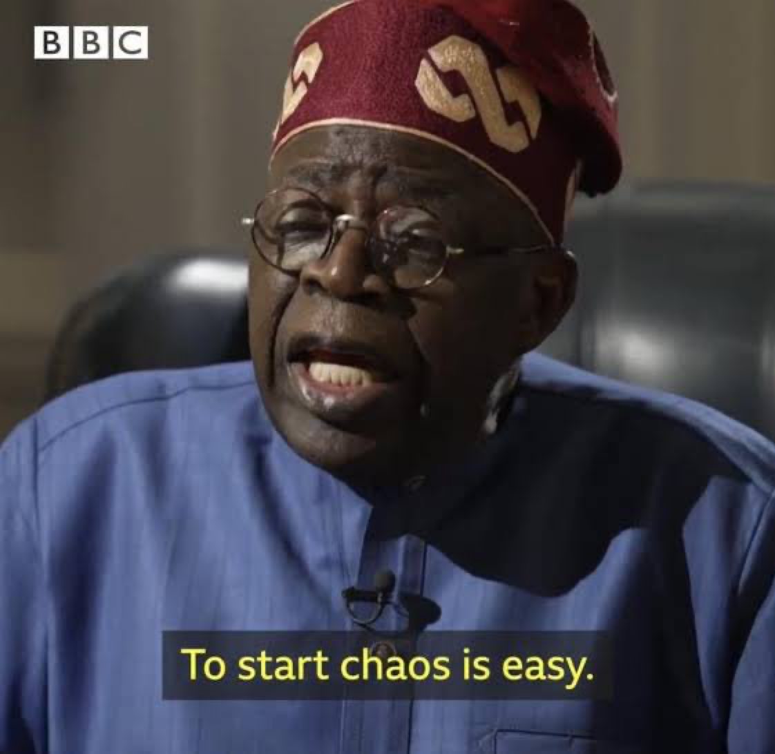 institutions that have been exposed and have lost credibility since the emergence of Bola Tinubu:
• LASG
• APC
• INEC
• NPF
• NPC
• EFCC
• NDLEA
• Costums
• Nigerian Judiciary 
• Nigerian National Assembly 
• CSU
• JAMB
• WAEC
etc.

What is left? 🤦🏾‍♂️