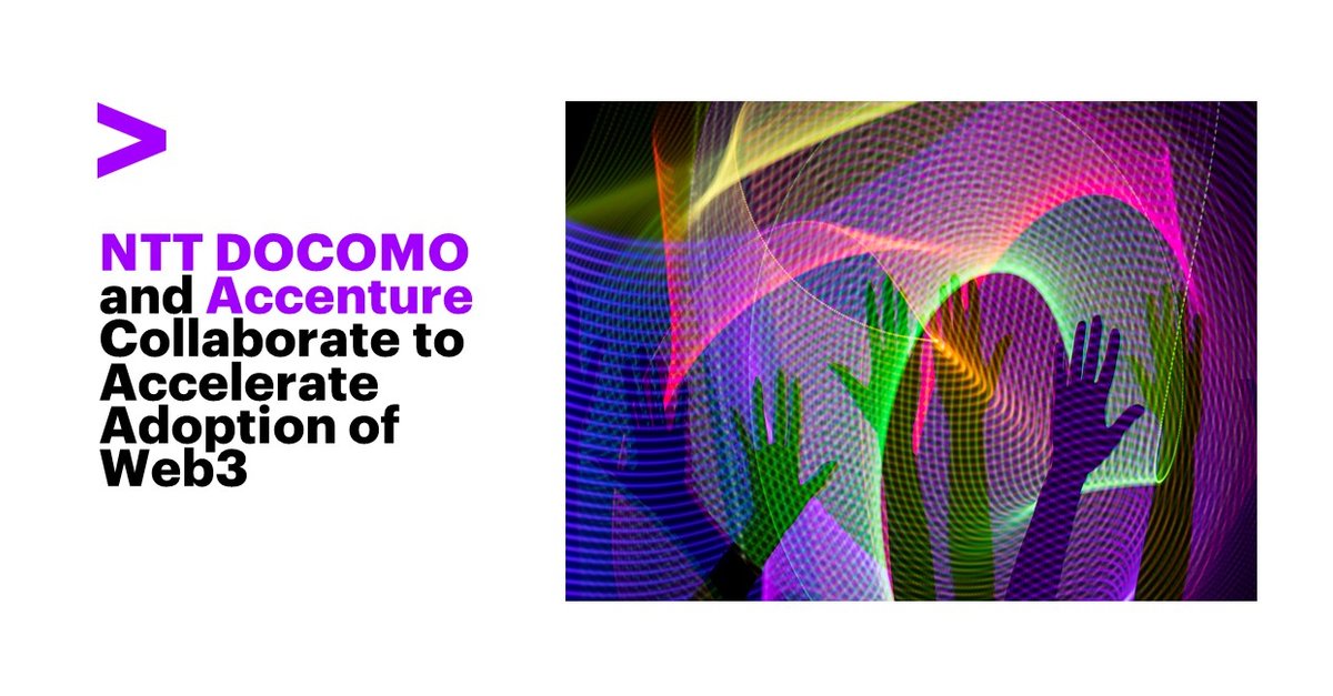 NTT DOCOMO and Accenture partner to leverage Web3 technologies for social good, focusing on ESG issues and developing a secure, user-friendly platform. #Web3 #SocialImpact #TechnologyForGood