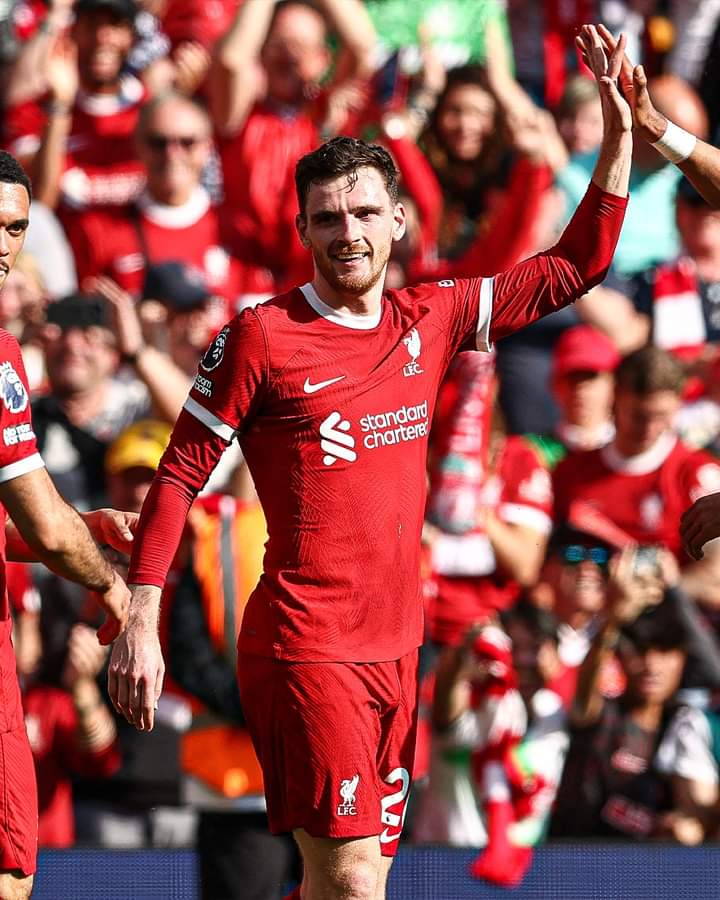 Andrew Robertson scores in back-to-back games for Liverpool ⚽️🔴 The Super Scot strikes again! 🏴󠁧󠁢󠁳󠁣󠁴󠁿