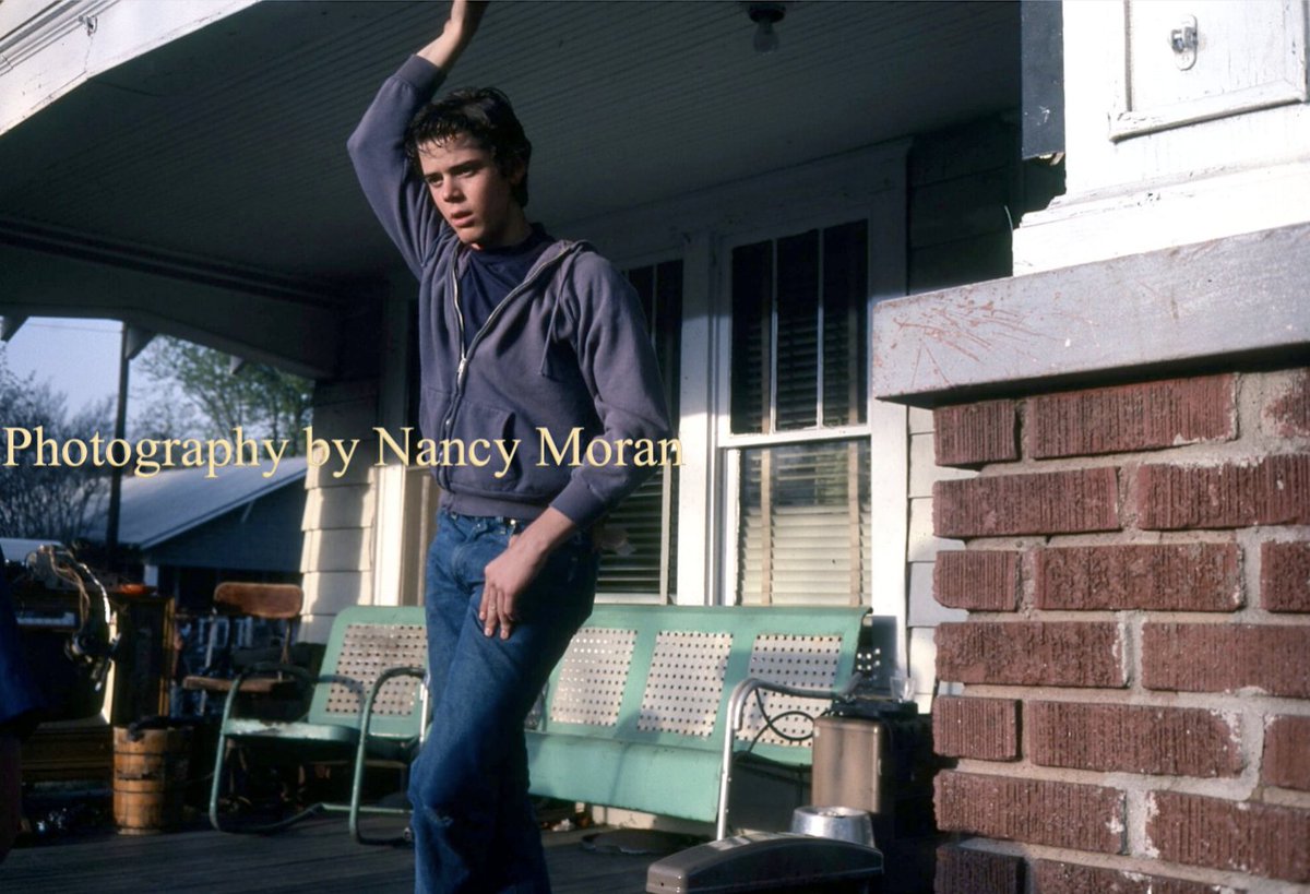 C. Thomas Howell as Ponyboy Curtis. The Outsiders On Set: Behind-the-Scenes Photography by Nancy Moran. …avourbanexplorationteam.bigcartel.com/product/the-ou…