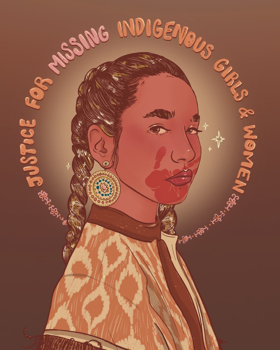 ❤️ Justice for missing indigenous girls & women. May 5th is Missing and Murdered Indigenous Persons (MMIP) Day A red hand over the mouth has become the symbol of the MMIW movement. It stands for all the missing girls & women whose voices are not heard.