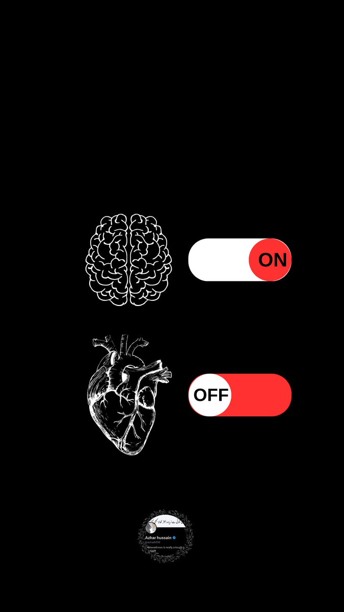 Stay away of such people who just keep brain on and heart off....