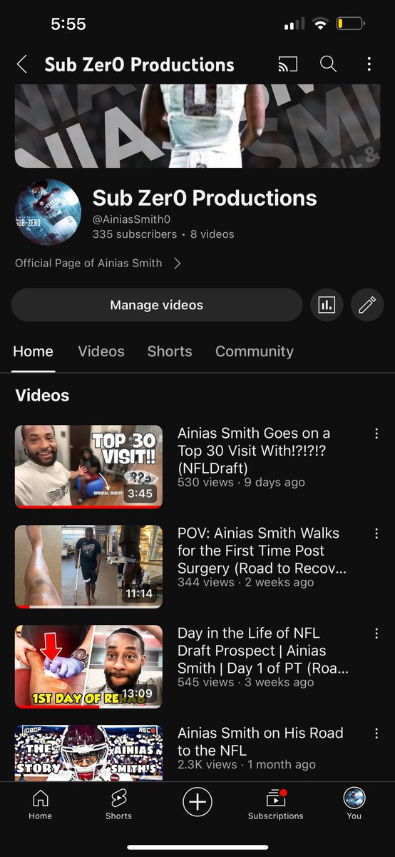 Y’all go tap in to the YouTube!! youtube.com/@AiniasSmith0?…
