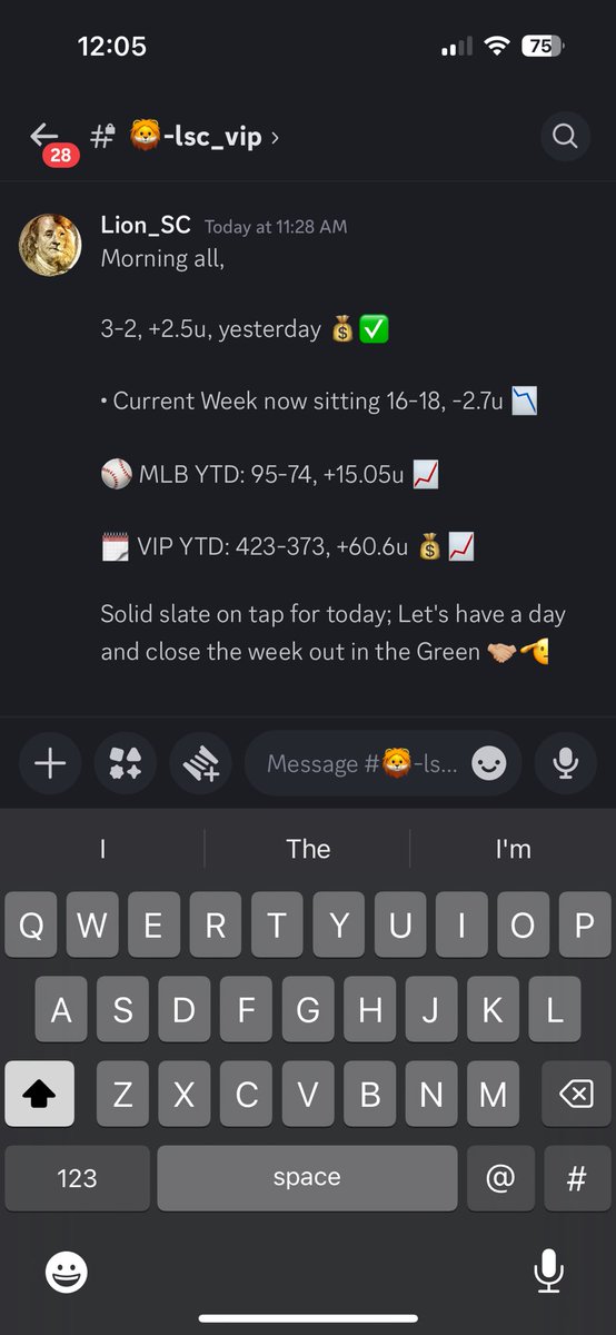 3-2, +2.5u, yesterday 💰✅ Geared up & ready to close the week out strong today to finish in the Green 🤝🏼 Have a Fire slate on tap; VIP Card posted on Discord @SRCGROUP2K22 📬📬 📲 linktr.ee/lionsportscons… Now's the time to get on Board 🚂💰💰 #GamblingTwitter #SportsInvesting