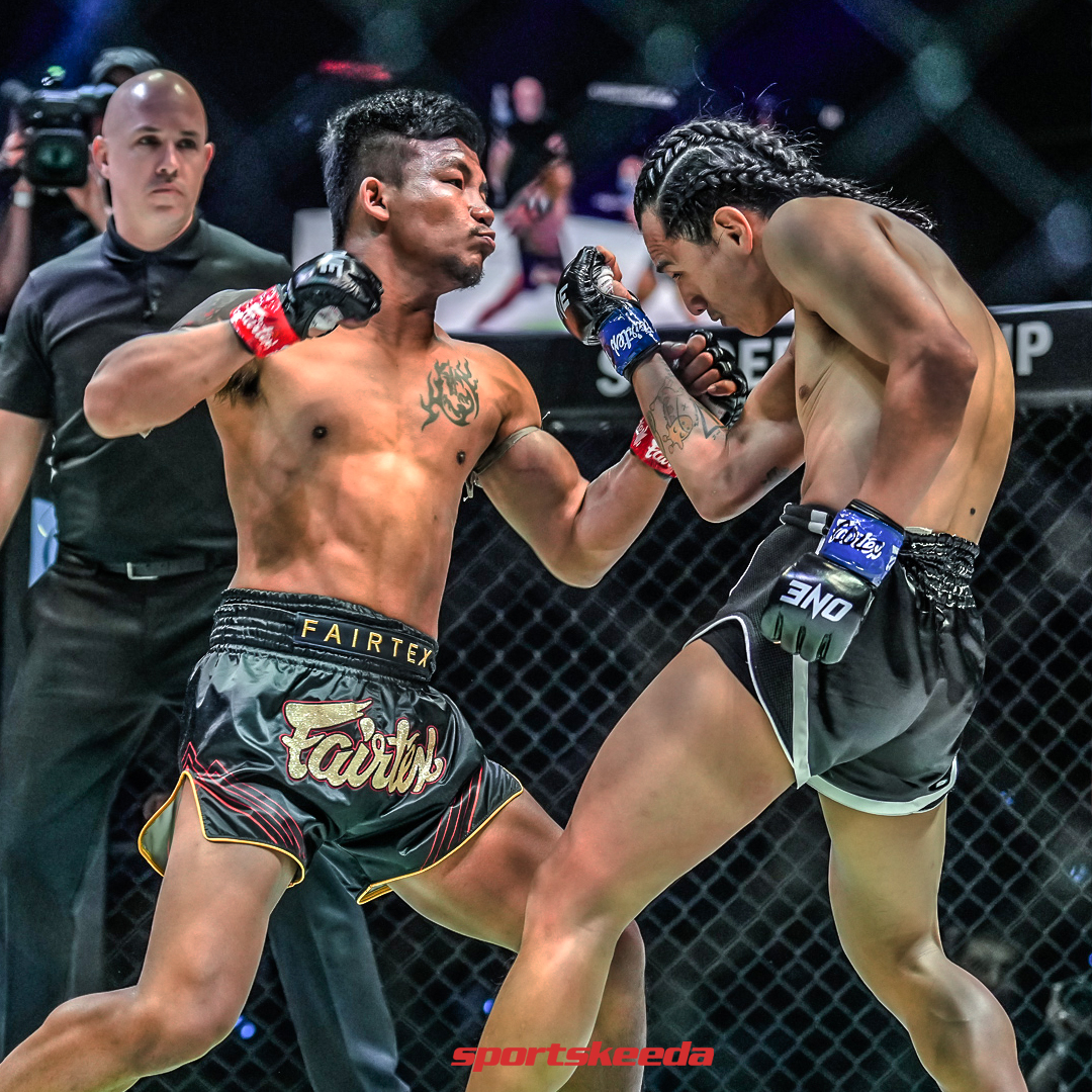 sportskeedaMMA's tweet photo. Groundbreaking in every way! 🇺🇸 💥 ONE Championship delivers one thrilling match after another at ONE Fight Night 10. Which fight had you on the edge of your seat?
#ONEFightNight10 #ONEFightNight22 #ONEChampionship https://t.co/6fVuo3cNgZ