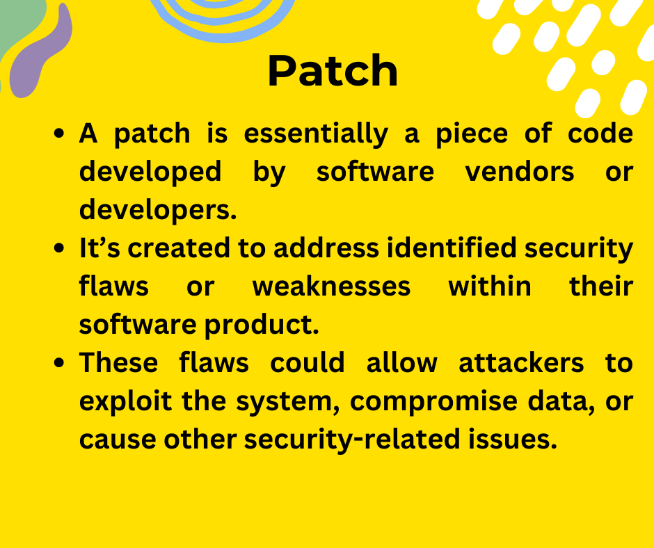 Patch?
#CyberSecurityTraining #CyberAttack #cybersecurity #cybersecurityawareness #cybercrime #cyberfraud